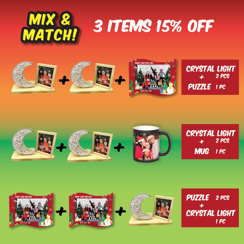 15% Off Mix & Match 3 items 9